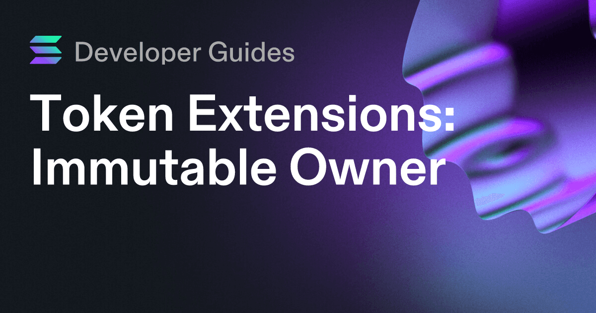 How to use the Immutable Owner extension